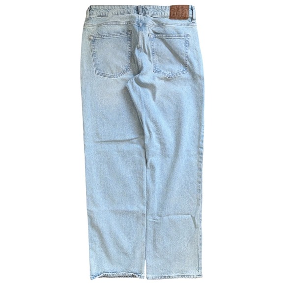 Aeropostale Relaxed Straight Leg Mens 33X30.5 Light Wash Denim Jeans Pants Y2K - Picture 7 of 8